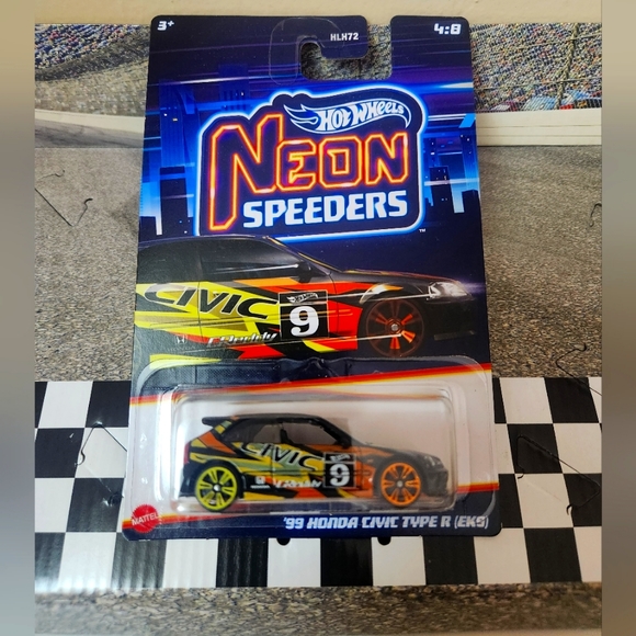 Hot Wheels Neon Speeders '99 Honda Civic Type R ( EK9 ) - Picture 1 of 1